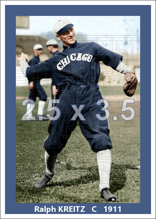 Ralph Kreitz - 1911 Chicago White Sox - choose a size & style