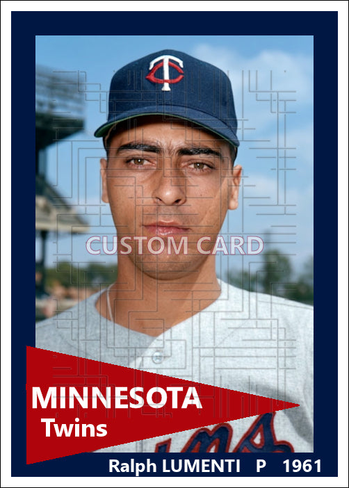 Ralph Lumenti - 1961 Minnesota Twins - choose a size & style