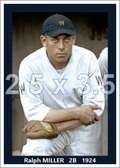 Ralph Miller - 1924 Washington Senators - choose a size & style