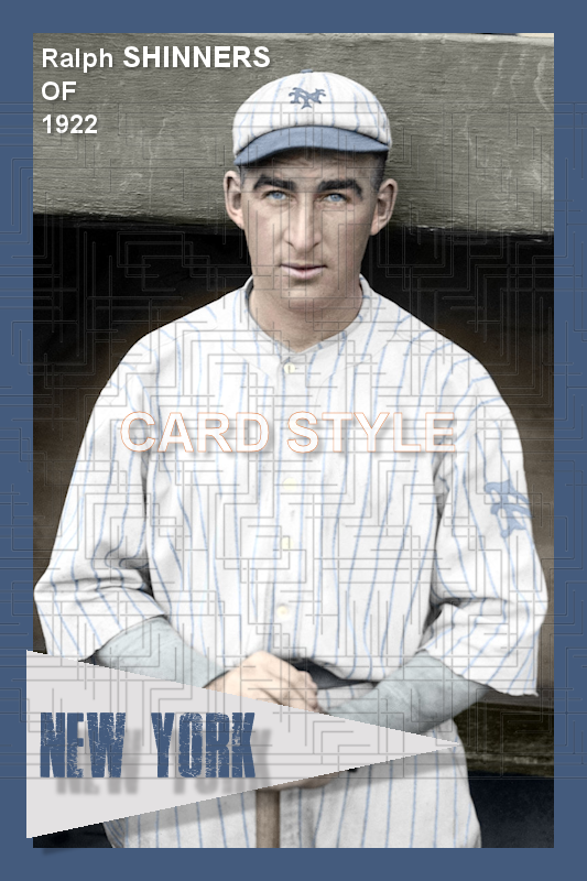 Ralph Shinners - 1922 New York Giants - choose a size & style