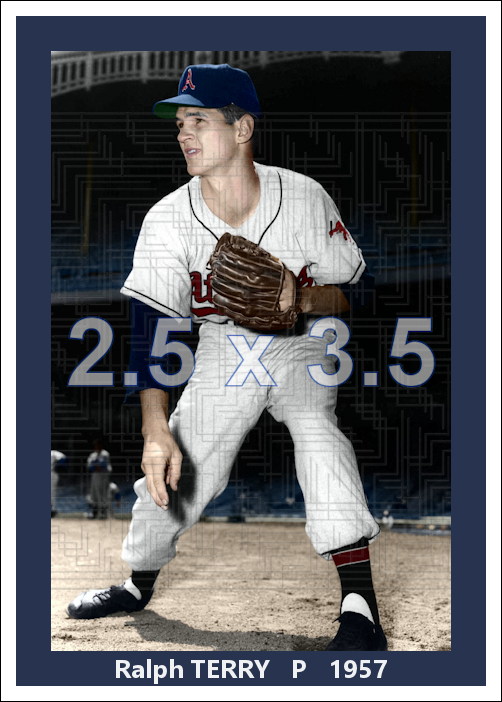 Ralph Terry - 1957 Kansas City Athletics - choose a size & style