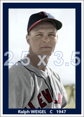 Ralph Weigel - 1946 Cleveland Indians - choose a size & style