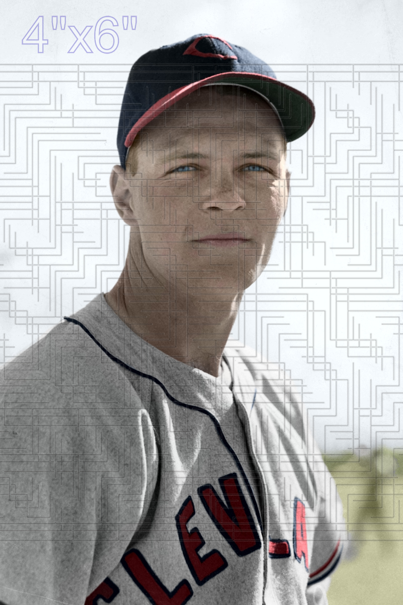 Ralph Weigel - 1946 Cleveland Indians - choose a size & style