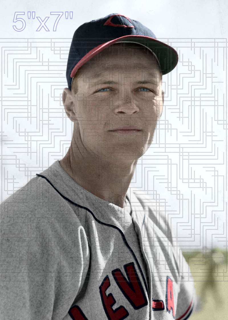 Ralph Weigel - 1946 Cleveland Indians - choose a size & style