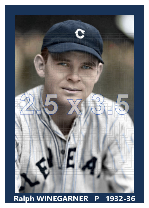 Ralph Winegarner - 1932-36 Cleveland Indians - choose a size & style