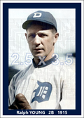 Ralph Young - 1915 Detroit Tigers - choose a size & style