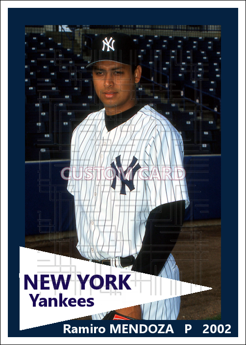 Ramiro Mendoza - 2002 New York Yankees - choose a size & style