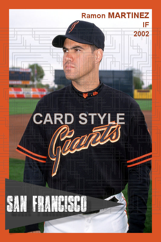 Ramon Martinez - 2002 San Francisco Giants - Pose A - choose a size & style