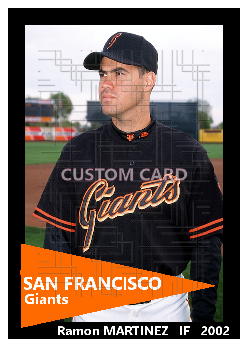 Ramon Martinez - 2002 San Francisco Giants - Pose A - choose a size & style
