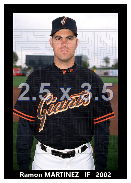 Ramon Martinez - 2002 San Francisco Giants - Pose B - choose a size & style