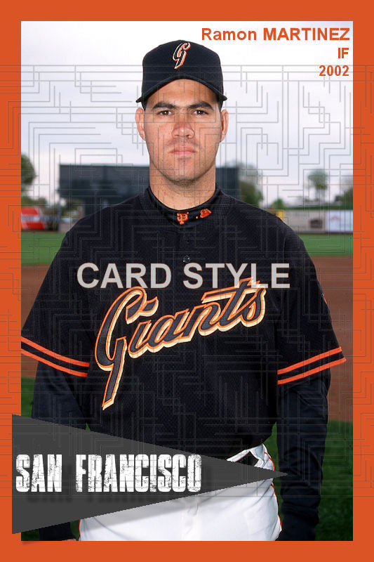 Ramon Martinez - 2002 San Francisco Giants - Pose B - choose a size & style
