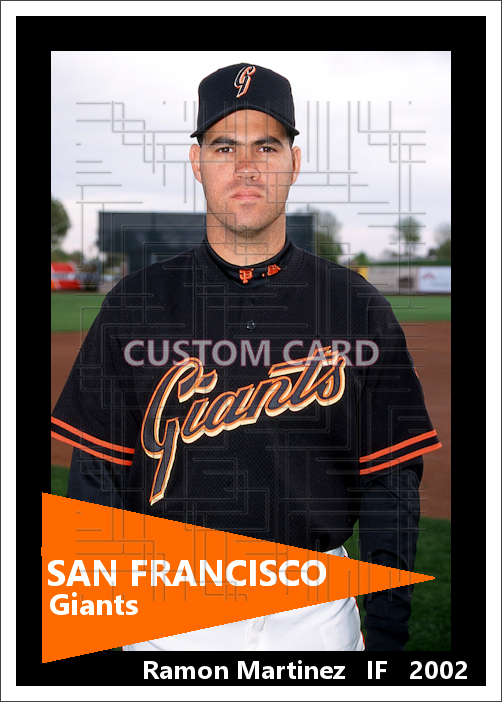 Ramon Martinez - 2002 San Francisco Giants - Pose B - choose a size & style