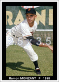 Ramon Monzant - 1958 San Francisco Giants - choose a size & style