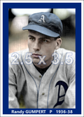 Randy Gumpert - 1936-38 Philadelphia Athletics - choose a size & style