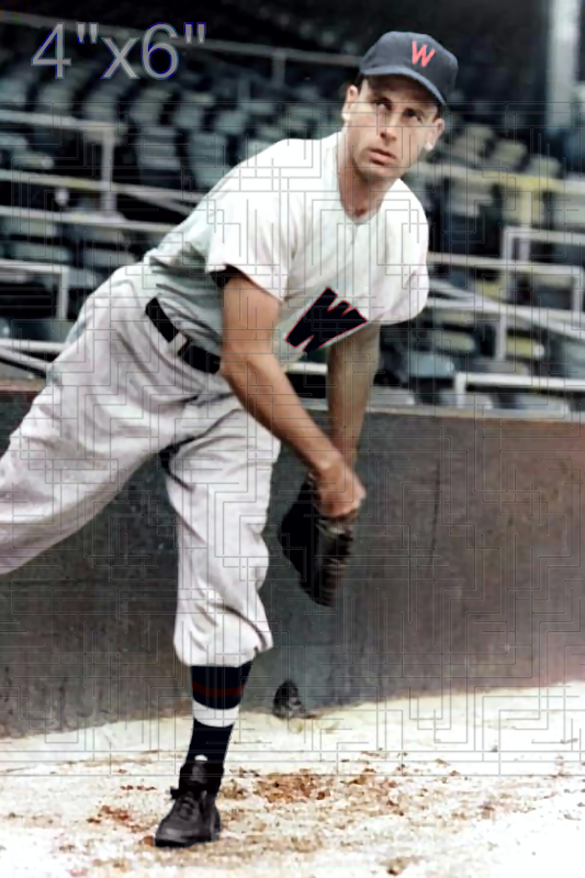 Randy Gumpert - 1952 Washington Senators - choose a size & style