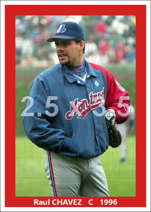 Raul Chavez - 1996 Montreal Expos - choose a size & style