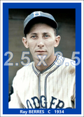 Ray Berres - 1934 Brooklyn Dodgers - choose a size & style