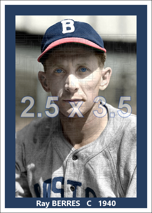 Ray Berres - 1940 Boston Bees - choose a size & style