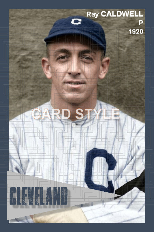Ray Caldwell - 1920 Cleveland Indians - choose a size & style