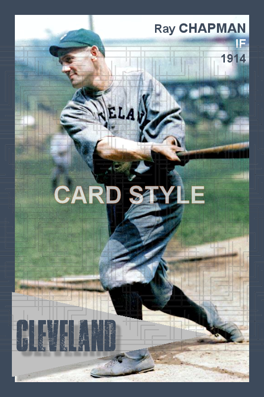 Ray Chapman - 1914 Cleveland Naps - choose a size & style
