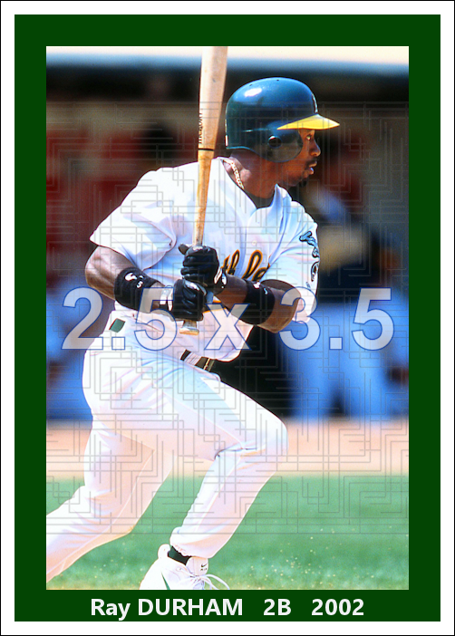 Ray Durham - 2002 Oakland Athletics - choose a size & style