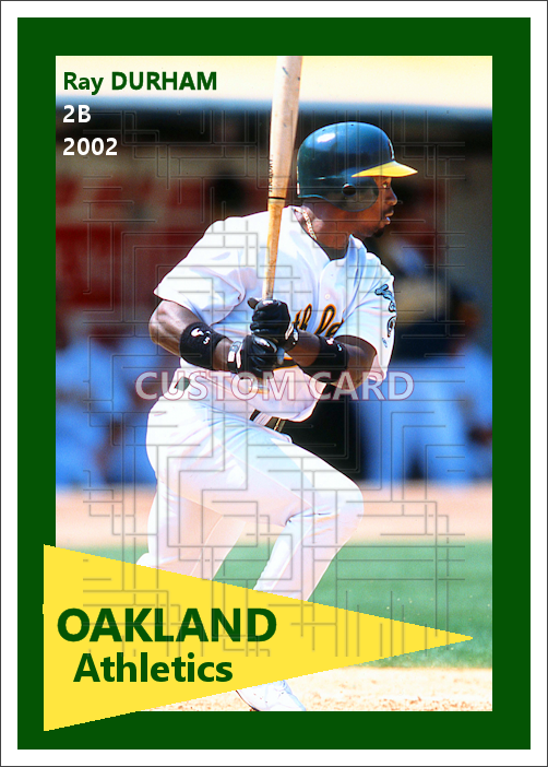 Ray Durham - 2002 Oakland Athletics - choose a size & style
