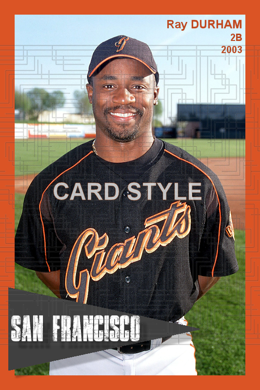 Ray Durham - 2003 San Francisco Giants - choose a size & style
