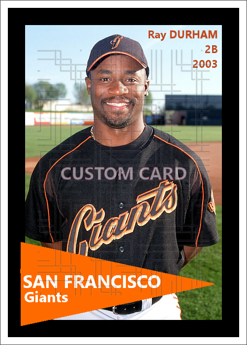 Ray Durham - 2003 San Francisco Giants - choose a size & style