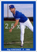 Ray Fontenot - 1986 Chicago Cubs - choose a size & style