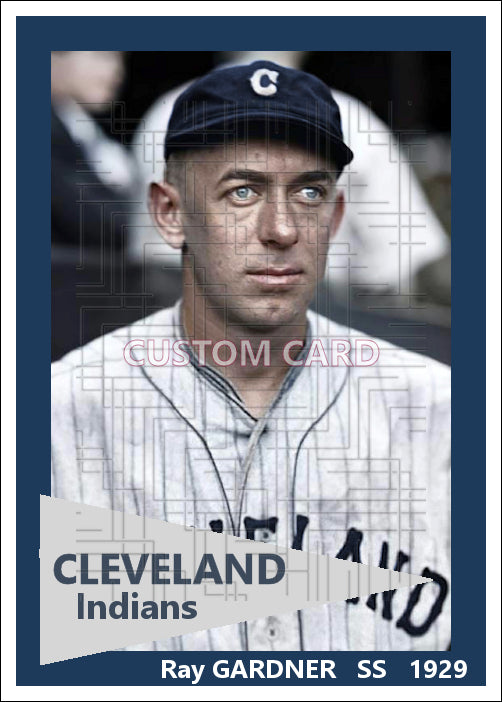 Ray Gardner - 1929 Cleveland Indians - choose a size & style