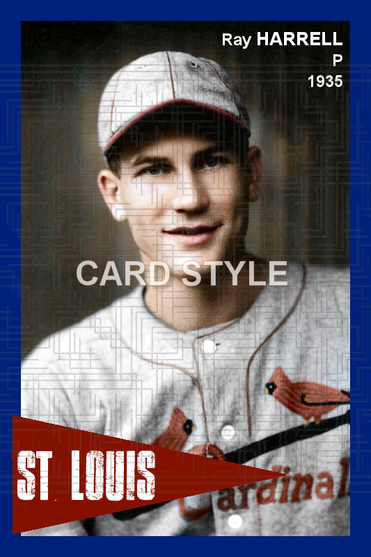 Ray Harrell - 1935 St. Louis Cardinals - choose a size & style