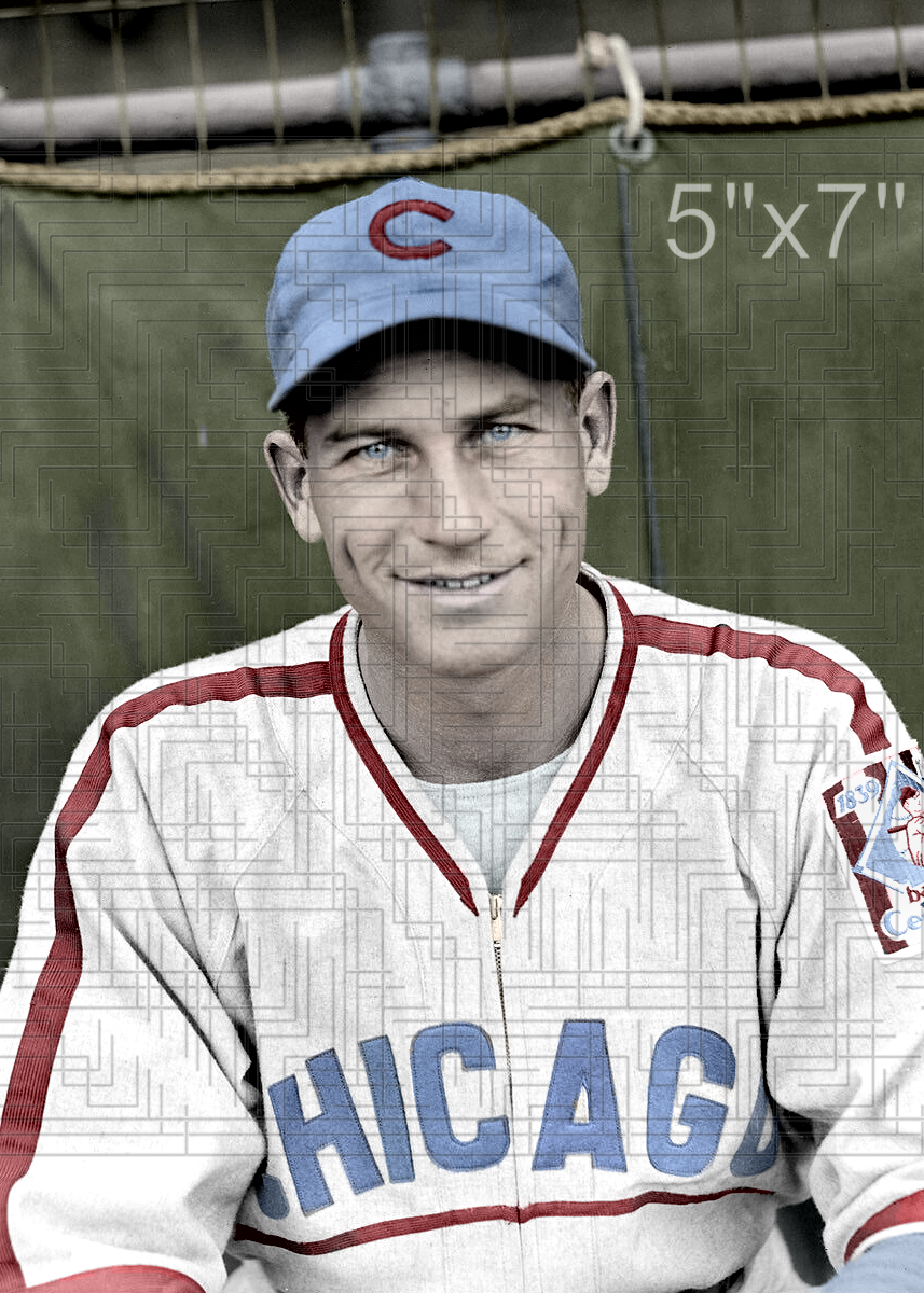 Ray Harrell - 1939 Chicago Cubs - choose a size & style