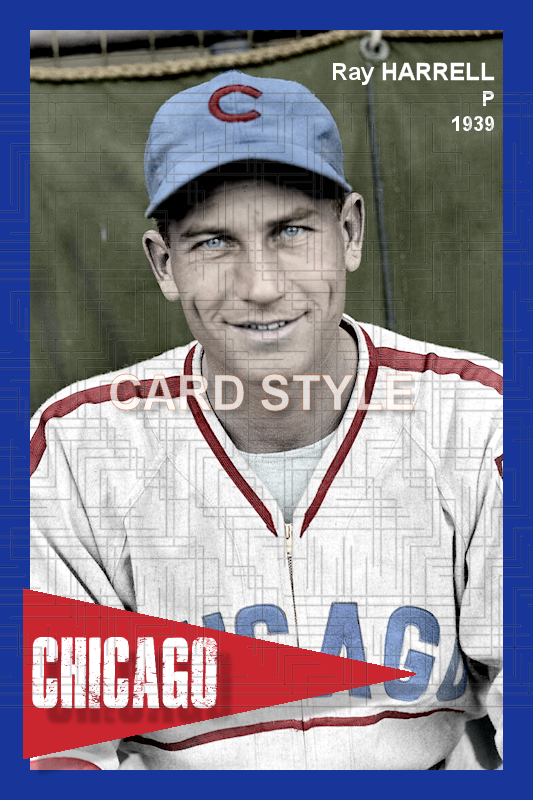 Ray Harrell - 1939 Chicago Cubs - choose a size & style