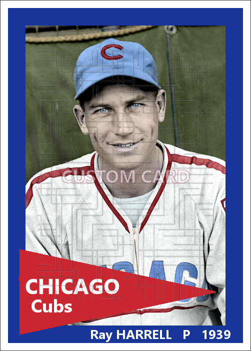 Ray Harrell - 1939 Chicago Cubs - choose a size & style