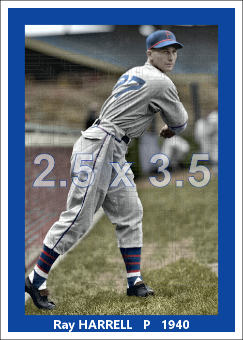 Ray Harrell - 1940 Pittsburgh Pirates - choose a size & style