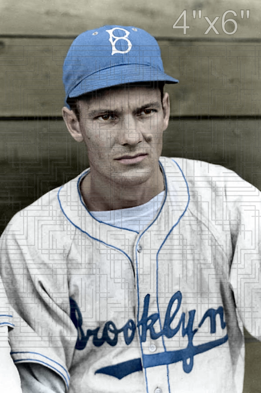 Ray Hathaway - 1945 Brooklyn Dodgers - choose a size & style