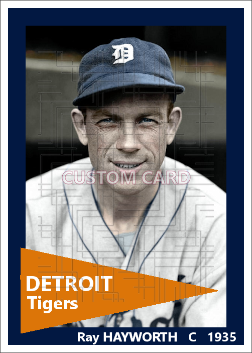 Ray Hayworth - 1935 Detroit Tigers - choose a size & style