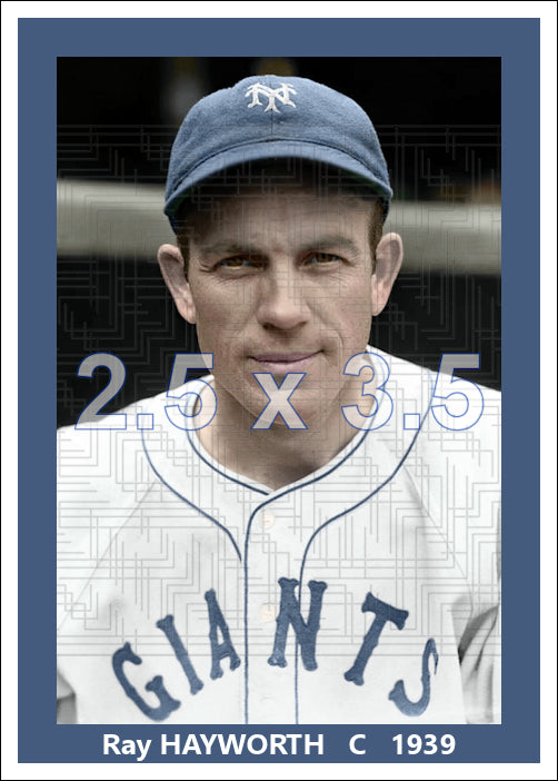 Ray Hayworth - 1939 New York Giants - choose a size & style