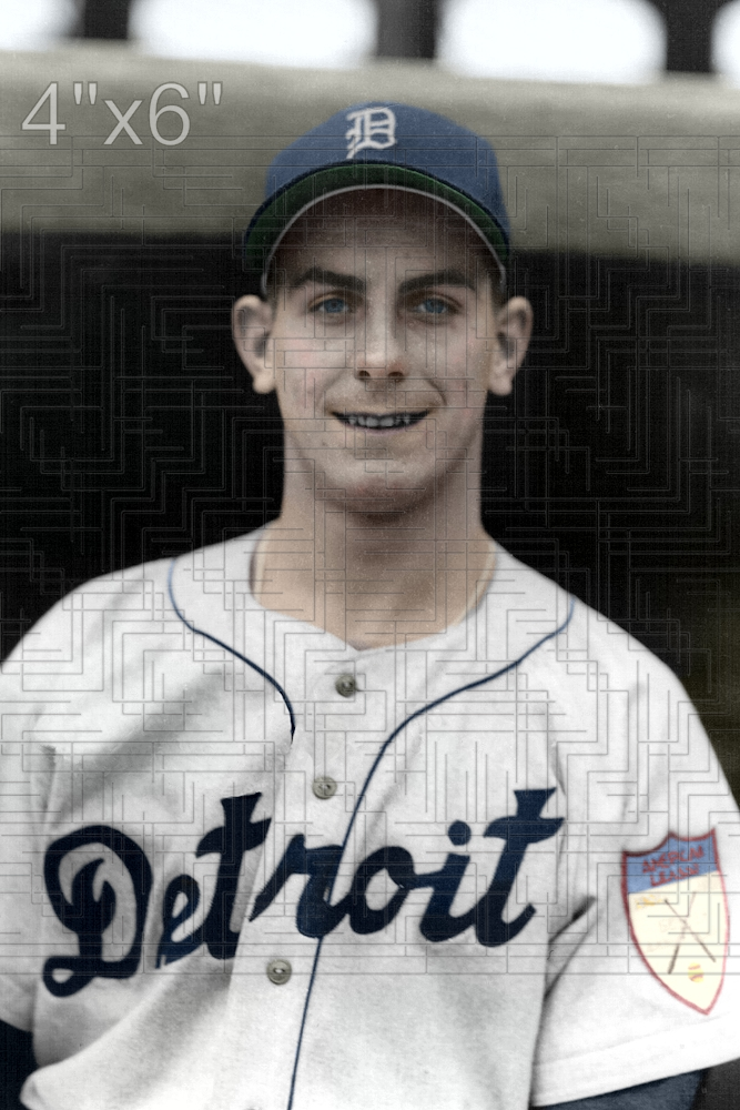 Ray Herbert - 1951 Detroit Tigers - choose a size & style