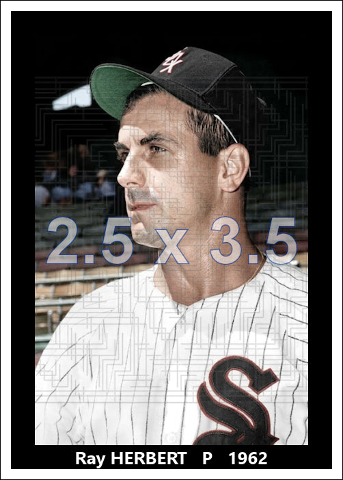 Ray Herbert - 1962 Chicago White Sox - choose a size & style