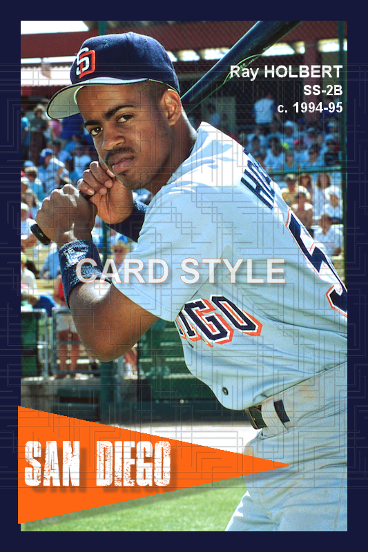 Ray Holbert - 1994-95 San Diego Padres - choose a size & style