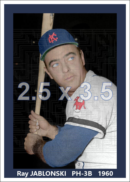 Ray Jablonski - 1960 Kansas City Athletics - choose a size & style