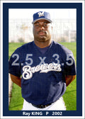 Ray King - 2002 Milwaukee Brewers - choose a size & style