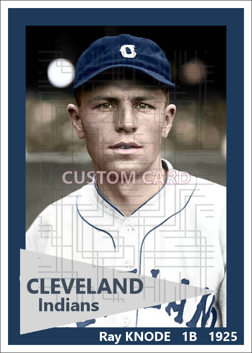 Ray Knode - 1925 Cleveland Indians - choose a size & style