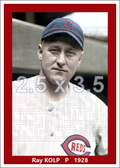Ray Kolp - 1928 Cincinnati Reds - choose a size & style