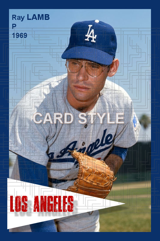 Ray Lamb - 1969 Los Angeles Dodgers - choose a size & style