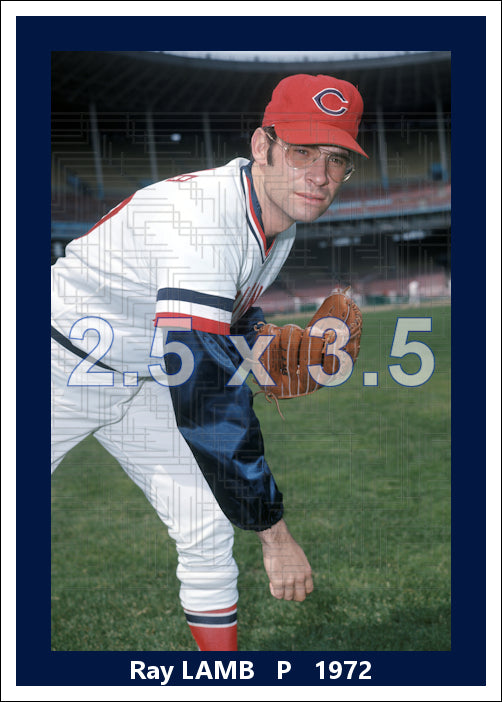 Ray Lamb - 1972 Cleveland Indians - choose a size & style