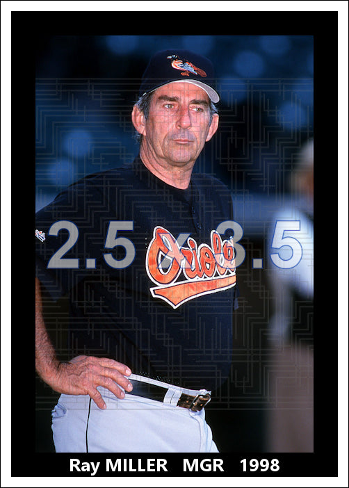 Ray Miller - 1998 Baltimore Orioles - choose a size & style