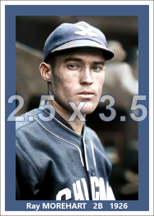 Ray Morehart - 1926 Chicago White Sox - choose a size & style