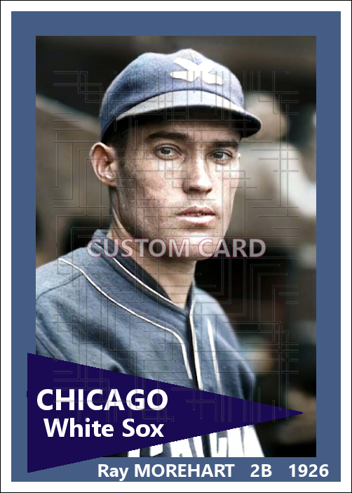 Ray Morehart - 1926 Chicago White Sox - choose a size & style